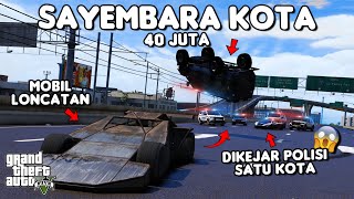 SAYEMBARA KOTA 40 JUTA BERUJUNG DIKEJAR POLISI  GTA 5 ROLEPLAY [upl. by Ettennat]