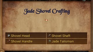 Jade shovel CraftingShovel Head Shovel Shaft Shovel HandleJade TalismanTreasure of Nadia [upl. by Erelia]