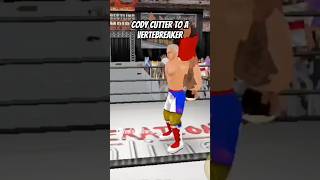 Cody cutter to a vertebreaker wrestlingempire codyrhodes [upl. by Nnaylloh]