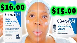 Cerave Moisturizing Cream vs Cerave Moisturizing Lotion [upl. by Jedlicka]