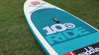 2016 Red Paddle Co 106quot Ride inflatable stand up paddle board  walk around [upl. by Pricilla]