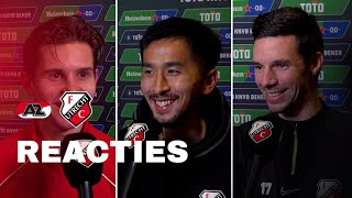 AZ  FC Utrecht  Reacties Nick VIERGEVER Naoki MAEDA amp Victor JENSEN 👏 [upl. by Amikay]