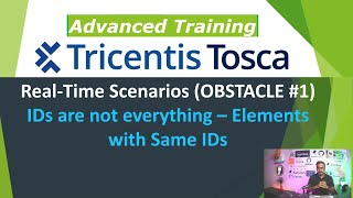 TRICENTIS Tosca 160  Lesson 43  OBSTACLE1  IDs are not everything – Elements with Same IDs [upl. by Kalam]