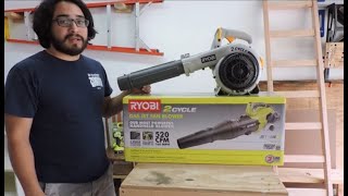 Ryobi Jet Fan Gas Leaf Blower  Unboxing And First Impressions [upl. by Oriel227]