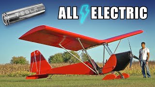 Homemade Electric Airplane MK4 [upl. by Yrok]