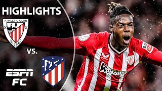 🚨 BACK TO THE FINAL 🚨 Athletic Club vs Atletico Madrid  Copa del Rey Highlights  ESPN FC [upl. by Brezin]