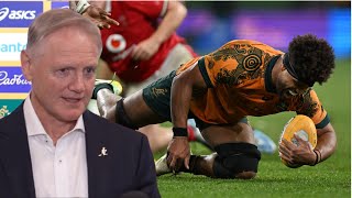 Joe Schmidt reacts to debut series win against Wales  Australia PostMatch Press Conference [upl. by Lenhard]