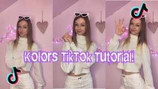 KOLORS TIKTOK DANCE TUTORIAL EASY [upl. by Enelie]