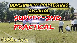 Government Polytechnic Ayodhya के छात्रों द्वारा सर्वे प्रैक्टिकल किया गया contouring🀄📃📈📋🔭⤵️⤵️▶️ [upl. by Berkin]