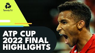 SPAIN vs CANADA For The Title  ATP Cup 2022 Final Highlights [upl. by Ojytteb]