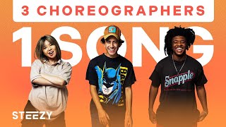 3 Dancers Choreograph To The Same Song – Ft Bailey Sok Josh Price amp Julian DeGuzman  STEEZYCO [upl. by Ellennoj]