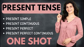 All Present Tense In English Grammar With Examples  Simple Continuous Perfect amp PC  ChetChat [upl. by Kopaz16]