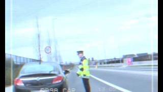 Hysterical video of Garda pulling over car [upl. by Salaidh525]