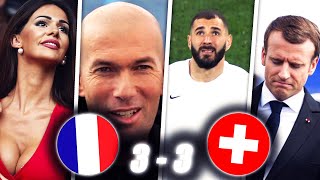 LES ÉNORMES RÉACTIONS FRANCE SUISSE 33  LES BLEUS ÉLIMINÉS MBAPPÉ RATE SON PENALTY [upl. by Leler]