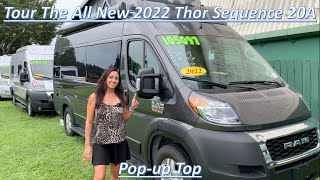 Tour the 2022 Thor Sequence 20A Poptop Tellaro [upl. by Lucchesi393]