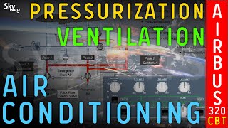 CBT  Airbus 320  Air conditioning pressurization amp ventilation systems [upl. by Lumbye]