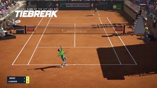 TIEBREAK  Novak Djokovic Vs Jannik Sinner I Rome Masters I Expert Difficulty PS5 [upl. by Asenad176]