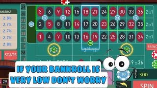 For Minimum Bankroll Roulette Strategy  Roulette Casino Trick [upl. by Crofton]