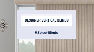 Designer Vertical Blinds from SelectBlindscom [upl. by Golightly369]