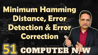 Minimum Hamming Distance Error Detection Capability and Error Correction Capability Explained [upl. by Leamhsi]