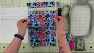 How to Make the ITH 5X7 Zipper Bag by Bad Bobbin [upl. by Tiler]