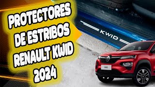 Protector de Entrada Renault Kwid con Vinil tipo Fibra de Carbono [upl. by Etnovaj]