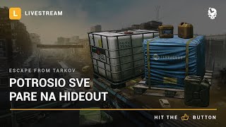 Laponac strimuje  Escape from Tarkov 🔴 Potrosio sve pare na hideout [upl. by Aened980]