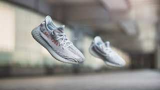 Review amp OnFeet Adidas Yeezy Boost 350 V2 quotBlue Tintquot [upl. by Megen]