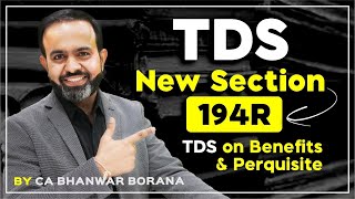 TDS Section 194R TDS on Benefit and Perquisite [upl. by Pirnot]