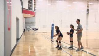 Wall Passing  Volleyball Drill [upl. by Anma]