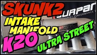 Skunk2 Ultra Street manifold test Before and After [upl. by Lenoil]