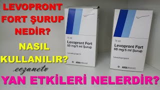 Levopront Fort Şurup NedirLevopront Fort Şurupun Yan Etkileri Nelerdir Levopront Nasıl Kullanılır [upl. by Heimer360]