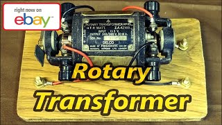 DC Motor  Generator  Dynamotor  Rotary Transformer Right Now on ebay [upl. by Oeak]