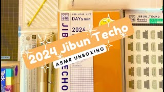 2024 PLANNER UNBOXING ASMR  Kokuyo Jibun Techo Days Planner [upl. by Pomfret700]