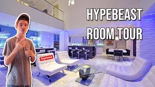 Crazy HYPEBEAST Room Tour [upl. by Anairo]