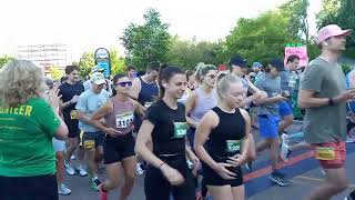 2024 Vermont City Marathon Start [upl. by Neerhtak634]