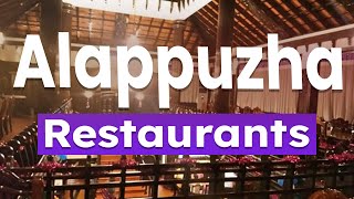 Top 10 Best Restaurants to Visit in Alappuzha  India  English [upl. by Millie137]