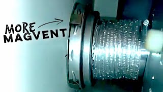 How to Install a MagVent Magnetic Dryer Vent [upl. by Fredelia]