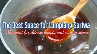 How to Make Lumpiang Sariwa Sauce Mhans Lutong Pinoy Recipe [upl. by Swarts]