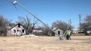 Standing Skystream 37 Wind Turbine [upl. by Resor]