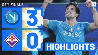 NAPOLIFIORENTINA 30  HIGHLIGHTS  Napoli are through to the final  EA SPORTS FC Supercup 202324 [upl. by Annat132]