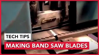 Making Band Saw Blades sawbladecom [upl. by Hannis272]