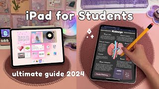 iPad for Students ✏️ Ultimate Guide Note Taking Best Apps Tips amp More 💕 Back to School [upl. by Nalyorf]