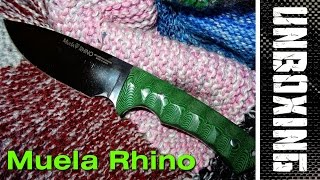 Muela Rhino Micarta Unboxing [upl. by Filippa]