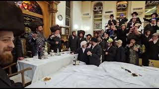 Purim Tish 5783 In Sadigura Yerushalayim With Bostoner Rebbe [upl. by Etnaud]