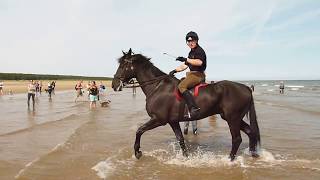 Holkham Beach Ride 2017  The Life Guards [upl. by Enoitna]