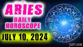 Aries Daily Horoscope Today July 10 2024  Ignite Passion Embrace Bold Choices [upl. by Talich]