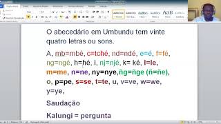 Aula de Umbundu Lição nº1 Ocipama catete [upl. by Jakoba]