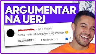 Redação UERJ  Como Argumentar  PROFINHO [upl. by Hgielrebmik]