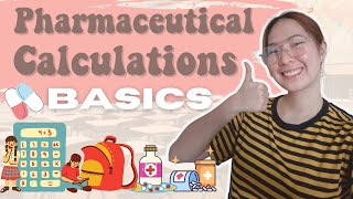 BASIC CALCULATIONS FOR 1ST YEAR PHARMACY STUDENTS PHARCAL 📚🤓 PHAno Toh [upl. by Atinehc]